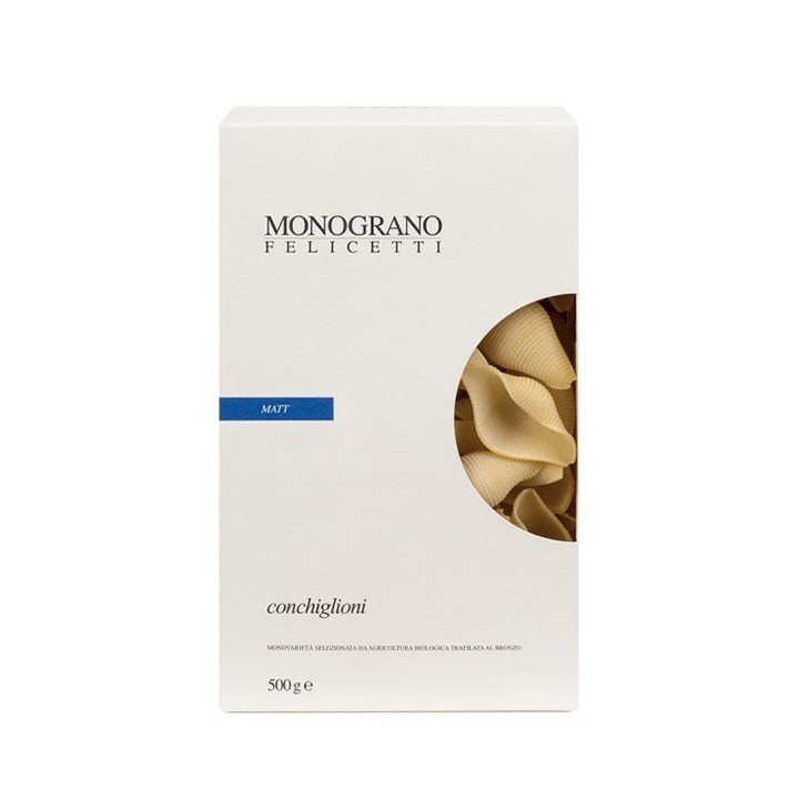 Ekologisk Conchiglioni Matt 500 g Felicetti - 1