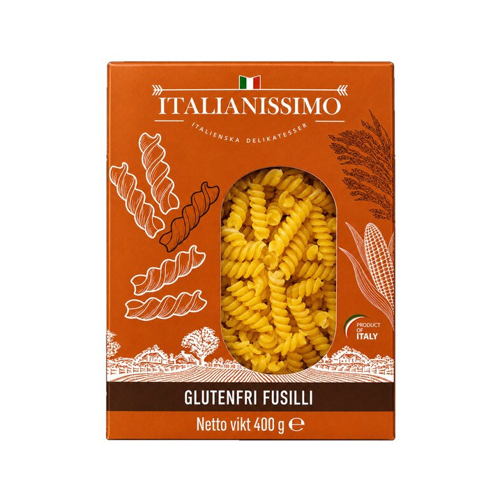 Fusilli Glutenfri 400 g Italianissimo
