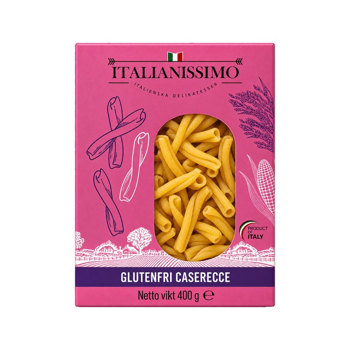 Casarecce Glutenfri 400 g Italianissimo