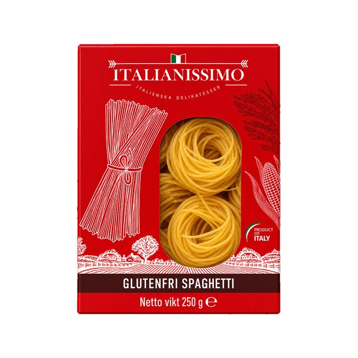 Spaghetti nido Glutenfri 250 g Italianissimo
