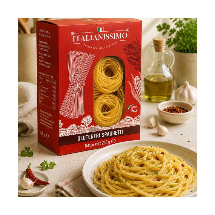 Spaghetti nido Glutenfri 250 g Italianissimo