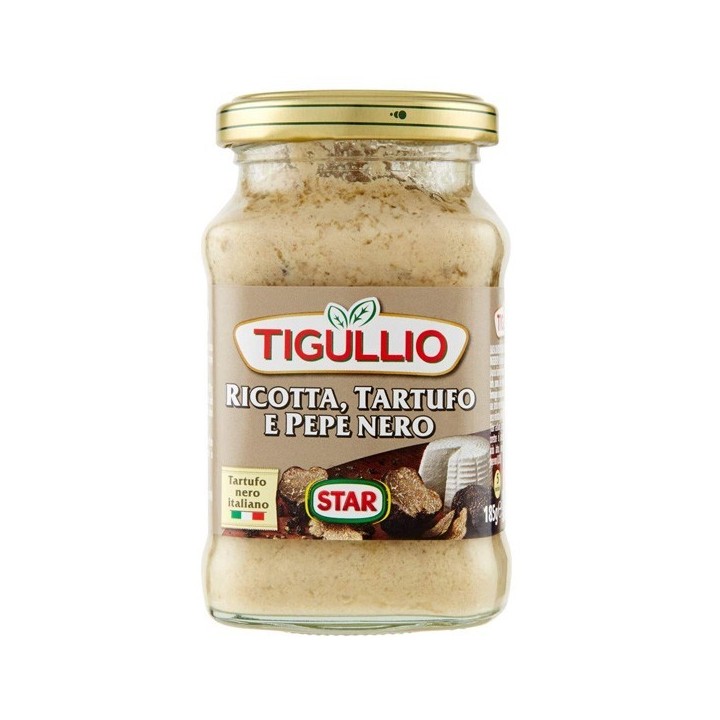 Pesto ricotta och svart tryffel 190g Tigullio - 1